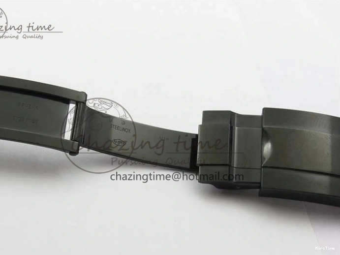 MiroTime 0901 EasyCare Yacht-Master 116622 DLC VRF Best Edition Black Dial on DLC Bracelet VR 2918